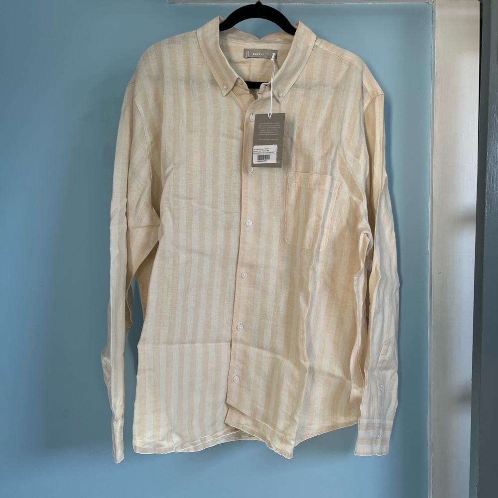 NWT Everlane Linen shirt